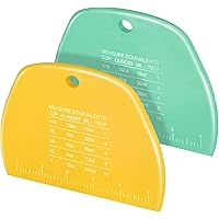 Teenitor 2 Pieces Dough Scraper Food safe Plastic Dough Cutter Bench Scraper,Cutter Multipurpose Food Scrapers for Dough, Cak