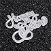 Bottone Metal Cutting Dies Stencil Template Mould for DIY Scrapbook Album Paper Card Craft Decoration (Letter Happy Easter)