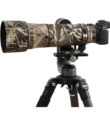Housse Camouflage Imperméable Pour Objectif Olympus 50-200mm F2.8 PRO - Protection Poussière, Chocs, Eau