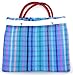 12 Pcs Small Mexican Tote Mercado Bags 7.5 inch by 7.5 inch, Assorted Colors High Thread Mesh - Mini Mexican Mercado Candy Bags