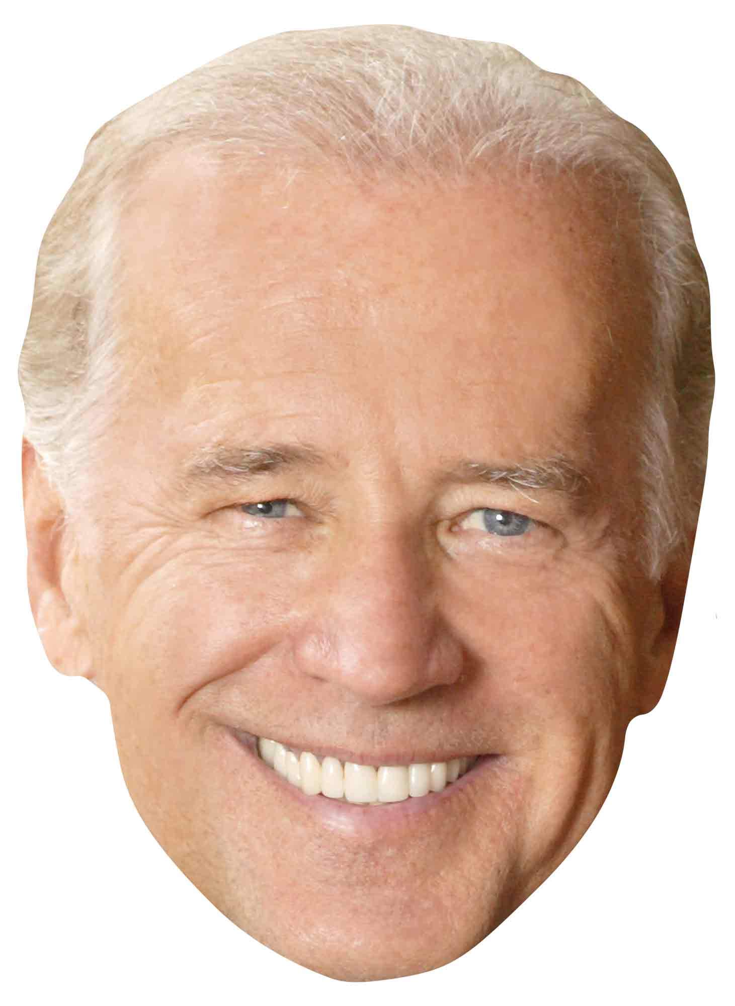 Star Cutouts Joe Biden Cardboard Face Mask – Political Costume Fancy Dress