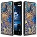 Nokia 8 Case, NageBee Design Premium [Ultra Slim Thin] Scratch Resistant TPU Rubber Hard Cover Case For Nokia 8 - Gear Wheel