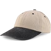 Armycrew XXL Oversize 4 Inch Long Bill Pigment Dyed Baseball Cap