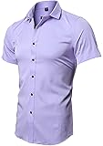 Mens Tailored Short Sleeve Button Down Shirt with