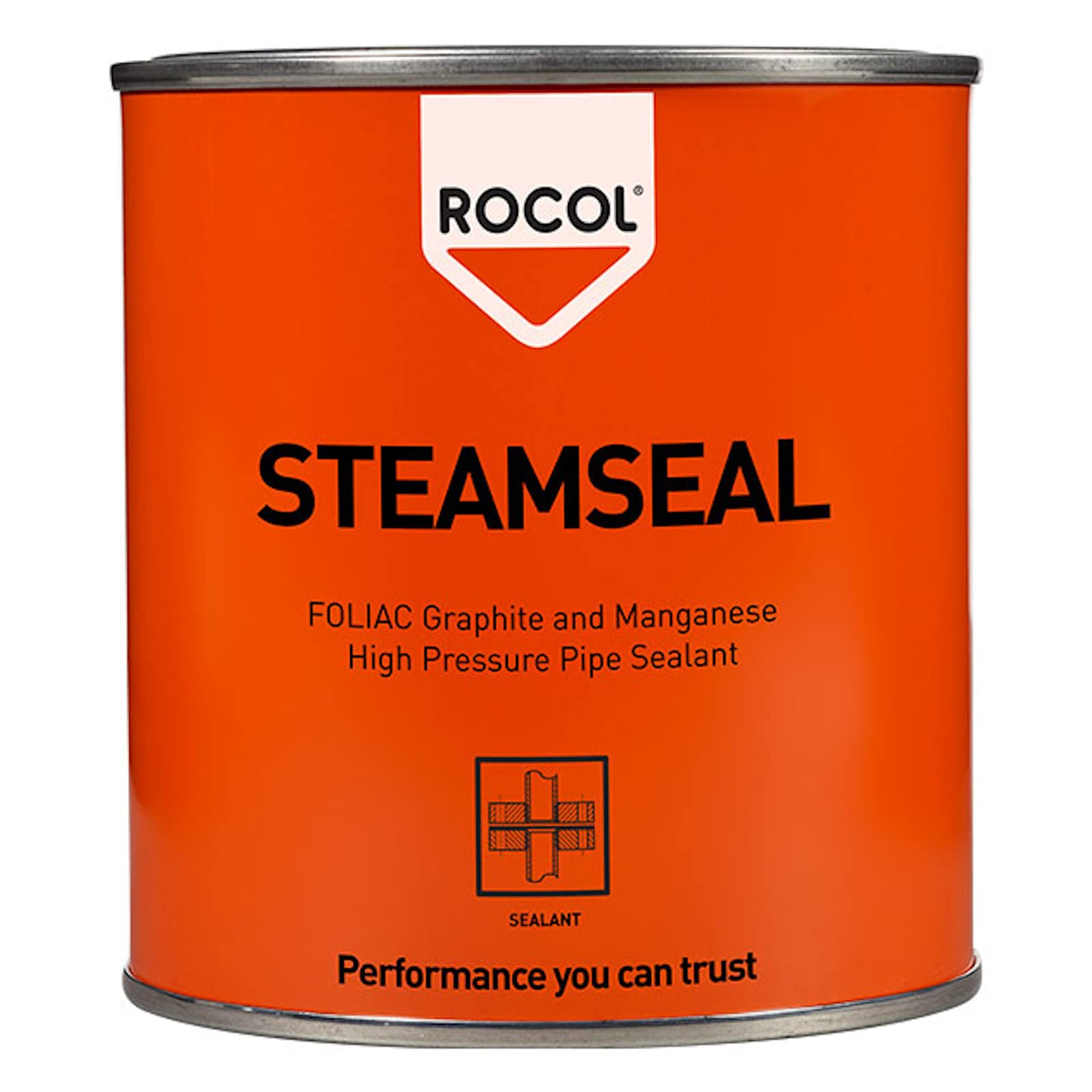 Rocol 30042 400g Steamseal Sealant,Black