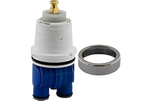 LOWCUS RP19804 Shower Cartridge Replacement for Delta 1300/1400 Series, Compatible with Delta Monitor Rough-in Valve and Single-Hanlde Trim Kit, Include RP22734 Bonnet Nut Replacement