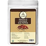 Naturevibe Botanicals Organic Crushed Red Pepper, 1lbs - Non GMO and Gluten Free | Adds Taste and Flavor [Packaging may Vary]