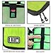 Universal Electronics Accessories Organizer, Travel Accessories Cable Cord Gadget Gear Storage bag,Electronics Travel Organizer Bag (M, Green)