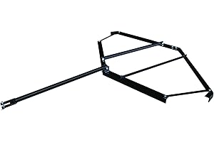 Yard Tuff 5.5 Foot ATV UTV Lawn Tractor Heavy Duty Durable Rust Resistant Steel Landscape Drag to Level Driveways, Lots, and Yards