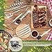 Teikis 19-Piece Grilling Accessories BBQ Tool Set Stainless Steel Storage Case + Thermometer