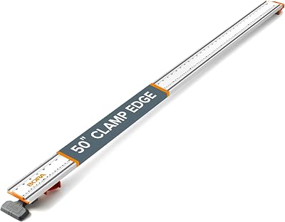 BORA NGX 50in Clamp Edge Straight Cut Guide for Circular Saws