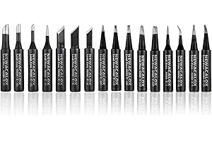 NEWACALOX Soldering Iron Tips 900M Solder Lead-free Tips 16pcs for HAKKO 936,937,907 Atten, Quick,Ryobi, Aoyue, Yihua,Vastar,Sywon,Tabiger,SOAIY and X-Tronic Solder Gun/Station