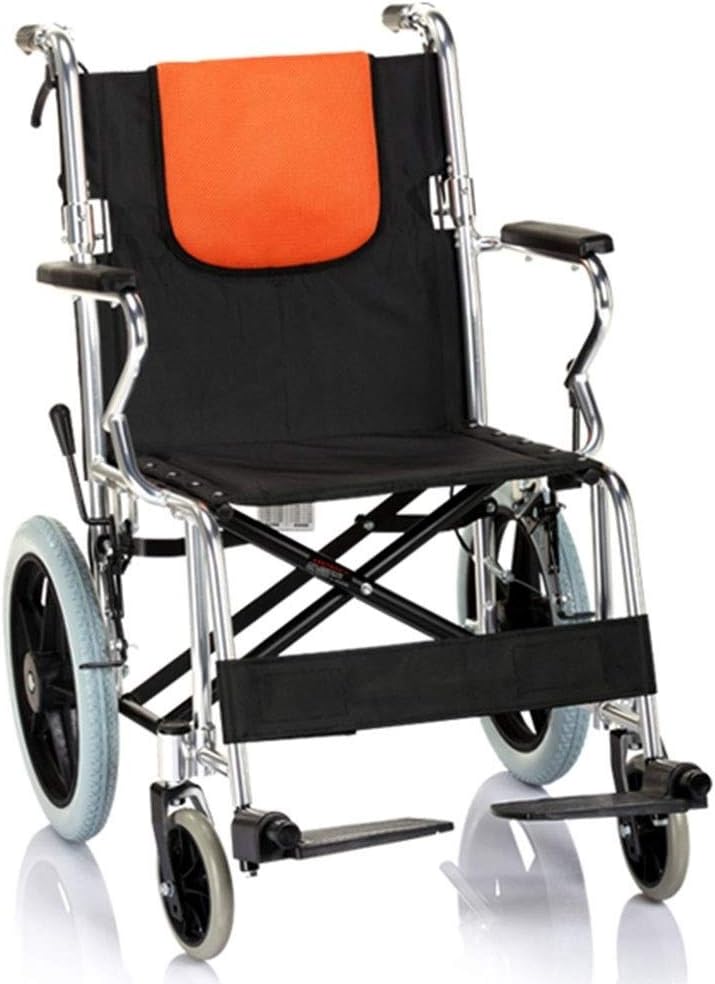 Standard Walkers Walker Hand Push Four Wheel Assisted Wheelchair Senior Rehabilitation Exercise Car Metal Folding Scooter (Color : Black, Size : 8459cm)