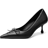 LUMUTA Women's Closed Toe High Heels Dress Pointed Toe Wedding Classic Pumps Daily Shallow Mouth Shoes Stilettos Party Prom Work Formal Shoes Office Event Comfort Heels