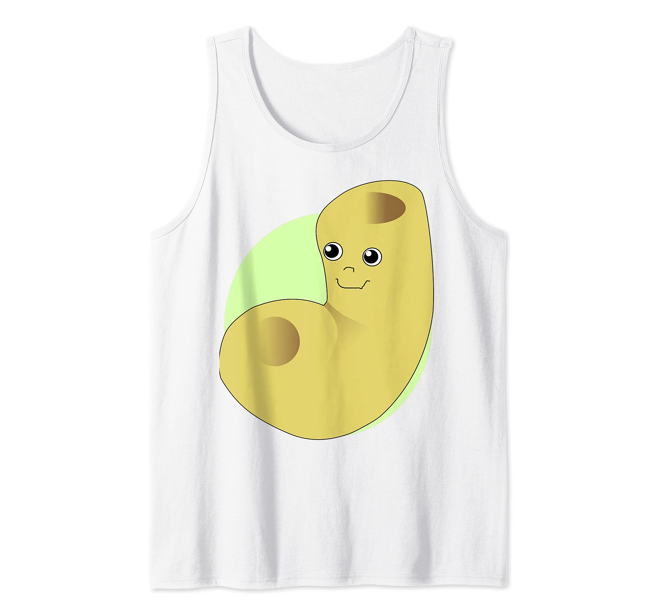 Macaroni Noodle Happy Face Tank Top