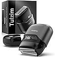 Electric Foil Shavers for Men, Upgraded Mini Electric Razor with LED Display, Compact Face Shaver with IPX7 Waterproof, Foil Shaver for Men with 3 Blade Heads Floating Head Wet/Dry USB Type C