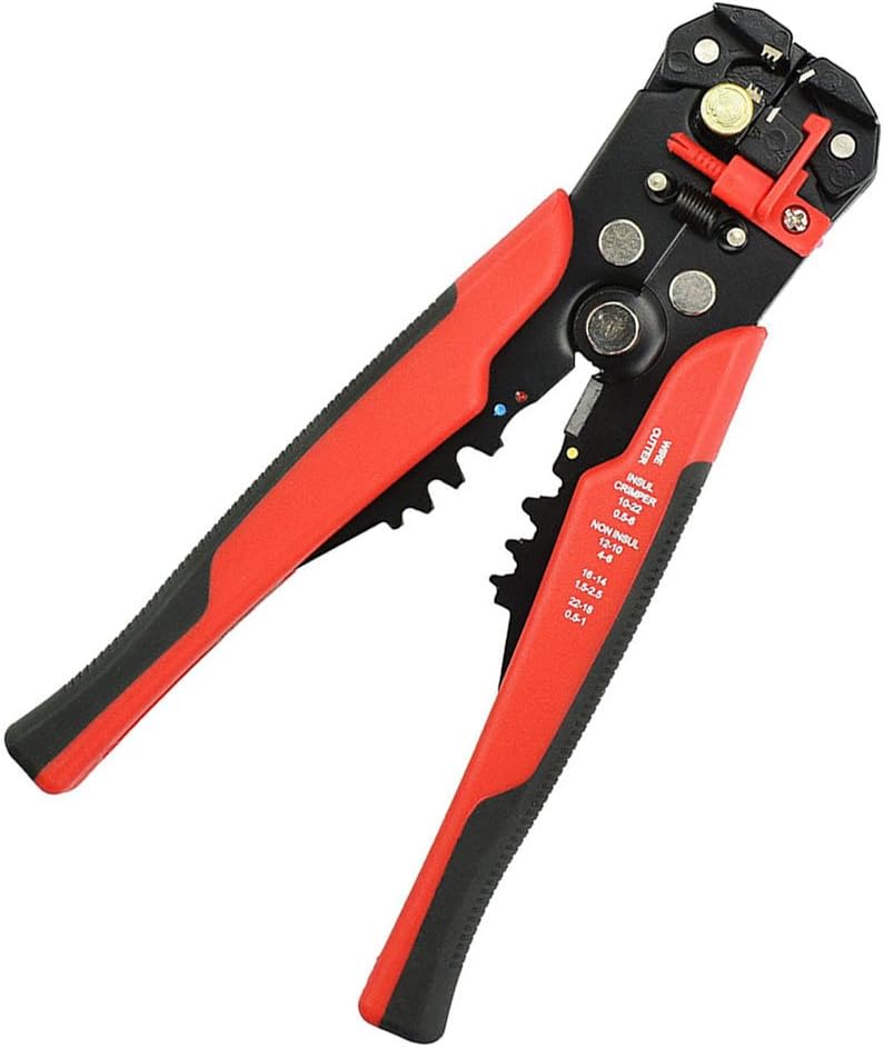 Automatic Wire Stripping Tool, QXTInc Self-adjusting Stripper with Crimper Multi-function Pliers Terminal Tools for 10-24 AWG