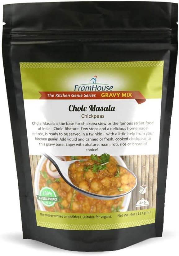 Framhouse Chole/Chana Masala or Gravy Base, Paste