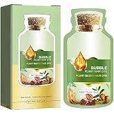 Bubble Hair Dye, Pure Plant Extract Grey Hair Color Dye Shampoo. (Dark Brown)