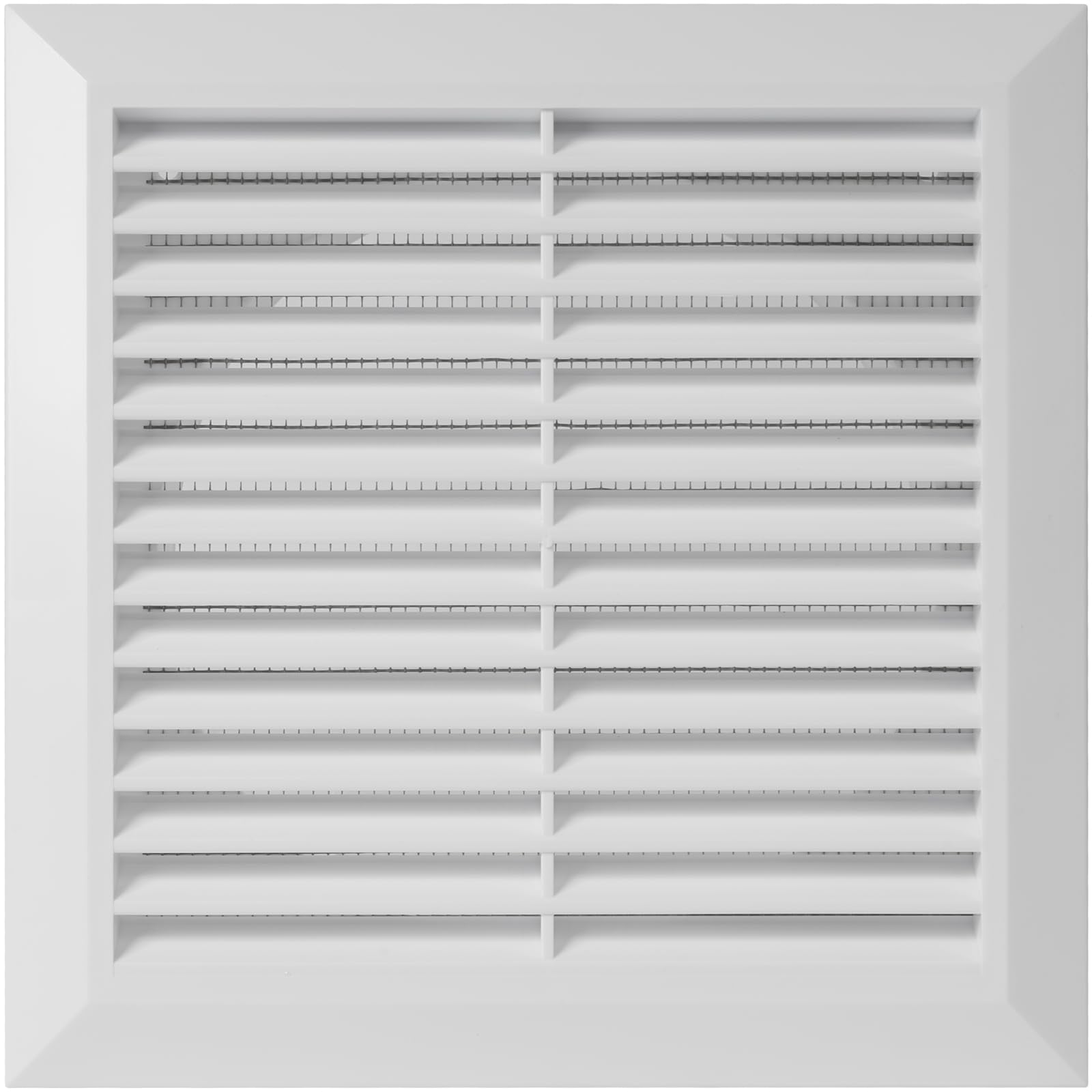 Photo 1 of ECOPRO VENT White 6" Inch Ventilation Grille - Inside/Outside use - (Flange 5.9"Ø/Cover 8"x8") - Air Vent Louver - Exhaust Hood - Available 3 Sizes / 4 Colors.