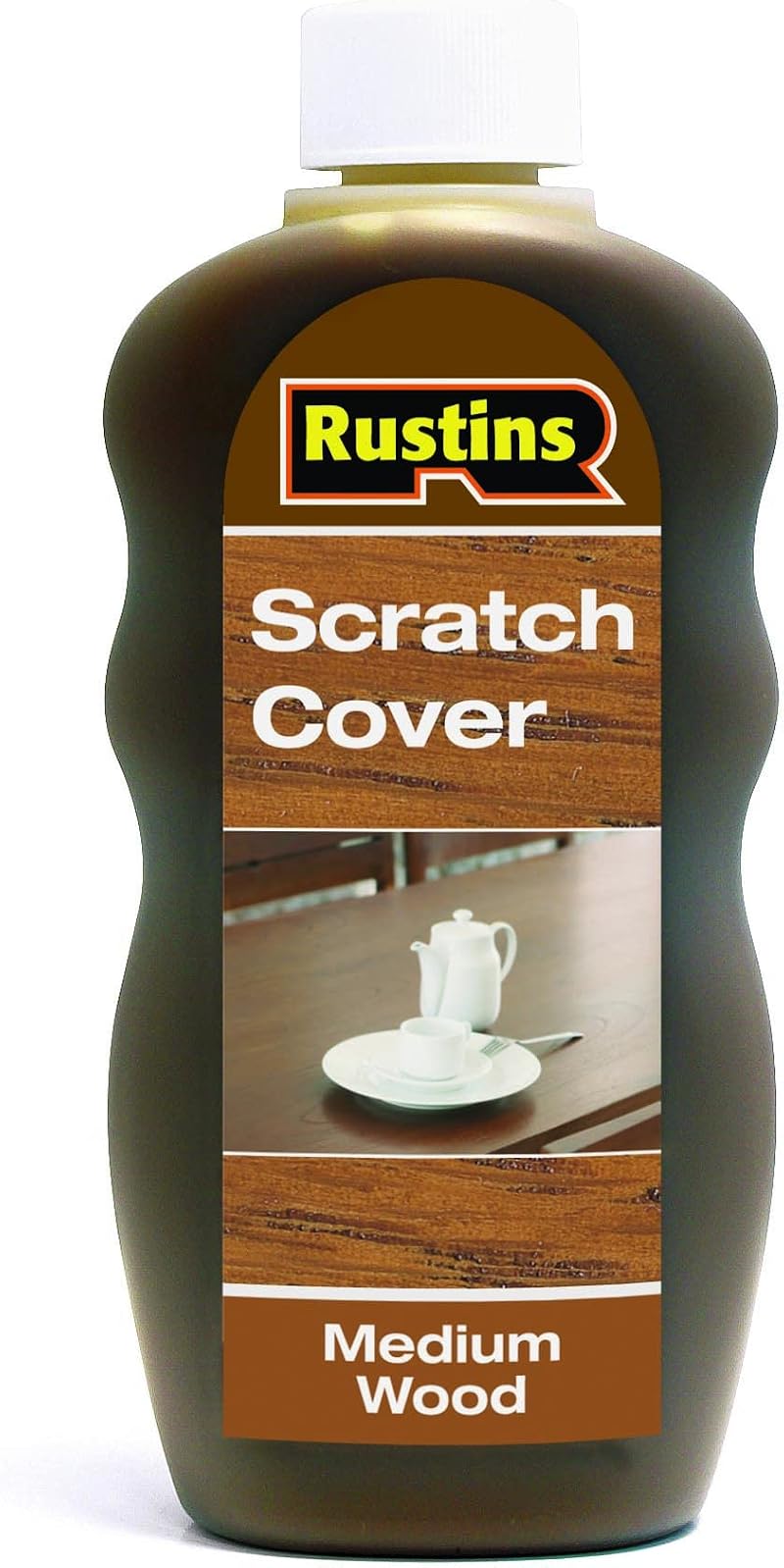 Rustins Scratch Cover Medium Wood Furniture Serum 300ml