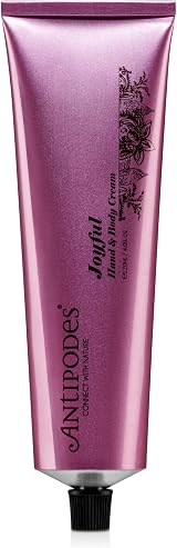 Antipodes Joyful Hand Body Cream 120ml Avocado Oil Blackcurrant Hibiscus Vegan view 1
