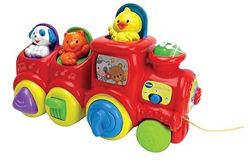 vtech pop up friends train