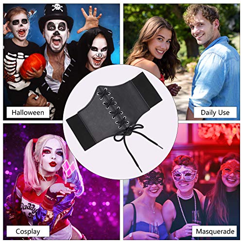 Lace-up Corset Elastic Retro Cinch Belt Waist Belt Four Sizes