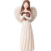 Remembrance Angel Figurine - Sympathy Gift for Loss of Loved One, Memorial Keepsake for Women - Memorial Hand-Painted Figurine to Hold Each One Safely in Your Heart - Life Was a Willow Branch Heart