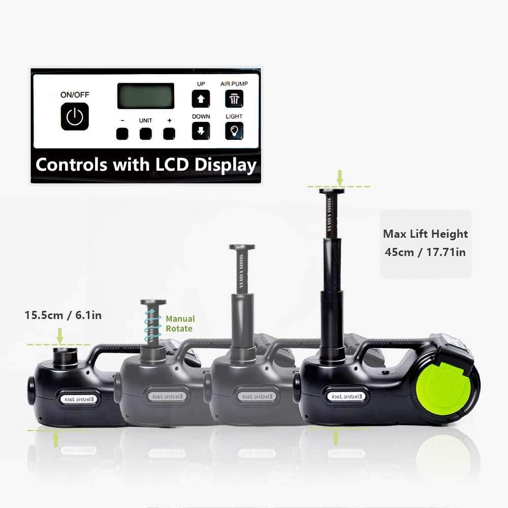 12V * Heavy Duty 15 Ton 33000lbs Hydraulic Car Floor Jack With LED Light For Car, SUV And RV - View #12