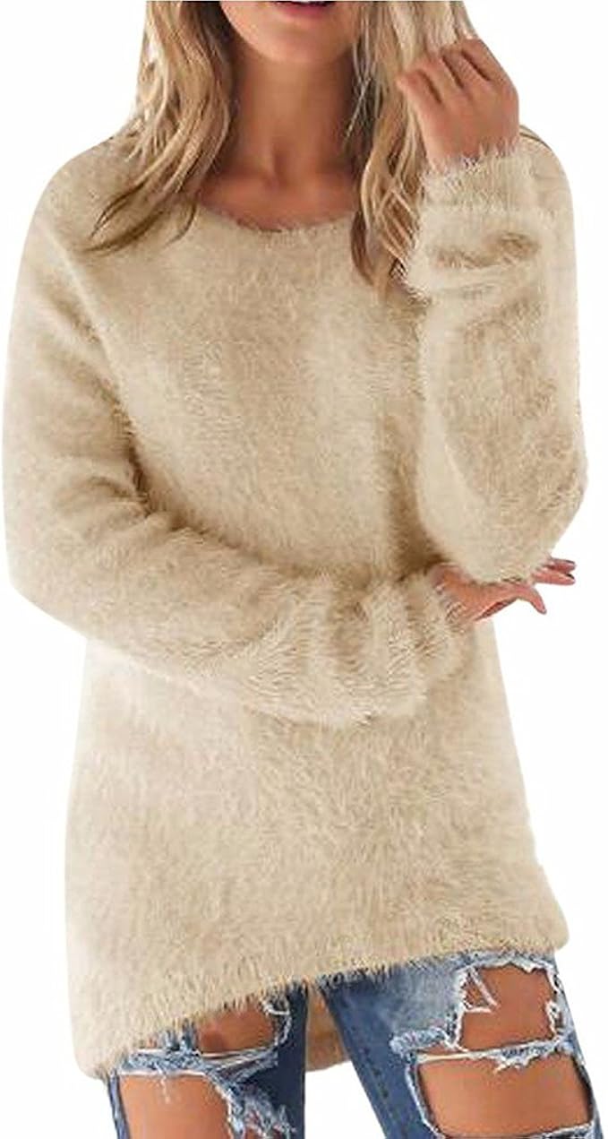 maglione lungo donna