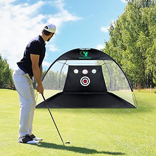 SWINGTEMPO Golf Nets for Backyard Driving with Carry Bag, 10ft x 7ft