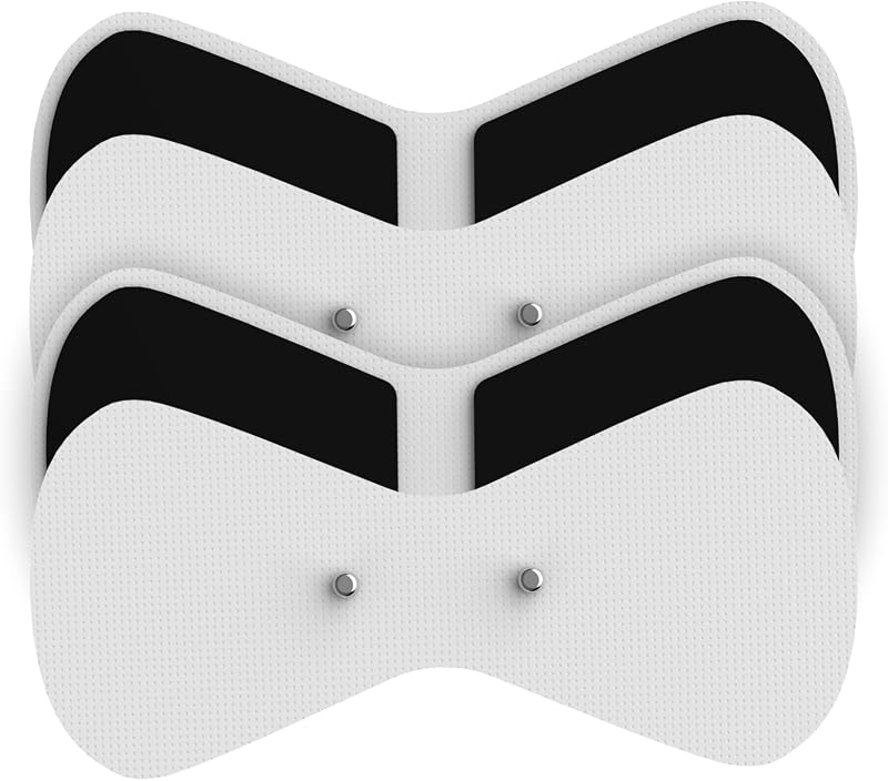 Comfytemp Wireless TENS Pads 4 Pack 5.1x2.4 inch Reusable Self Adhesive