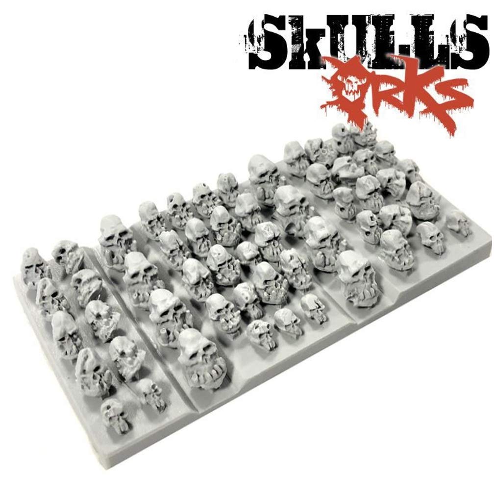 Green Stuff World 50x Resin ORK Skulls