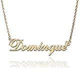 AQGS Dominque Custom Name Necklace Customized