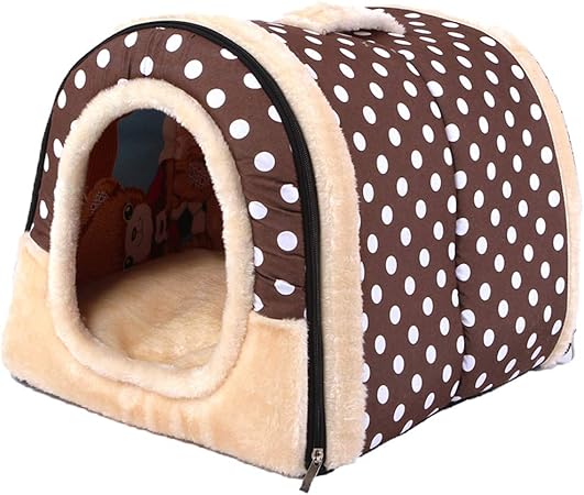 polka dot dog bed