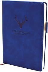 Earning Power A5 Ruled Hardcover Notebook 360 Pages Blue view 2