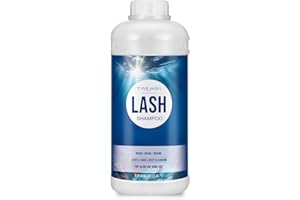 TWILASH BY DLY Lash Shampoo Bulk, Eyelash Cleanser for Extensions 1 Liters, Safe Makeup Remover, Non-irritating or Burning Formula Eyelid Foaming Cleanser for Professional Salon and Home Use (Ocean-1L)