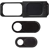 Webcam Cover Security Pack Protect Your Privacy with C-Slide Sliding Webcam Cover, Tablet Cover, and Phone Camera Cover Ultra Thin Slide Cam Covers