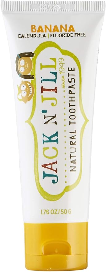 Jack N' Jill Banana Natural Calendula Toothpaste, 50g: Amazon.co.uk: Health & Personal Care