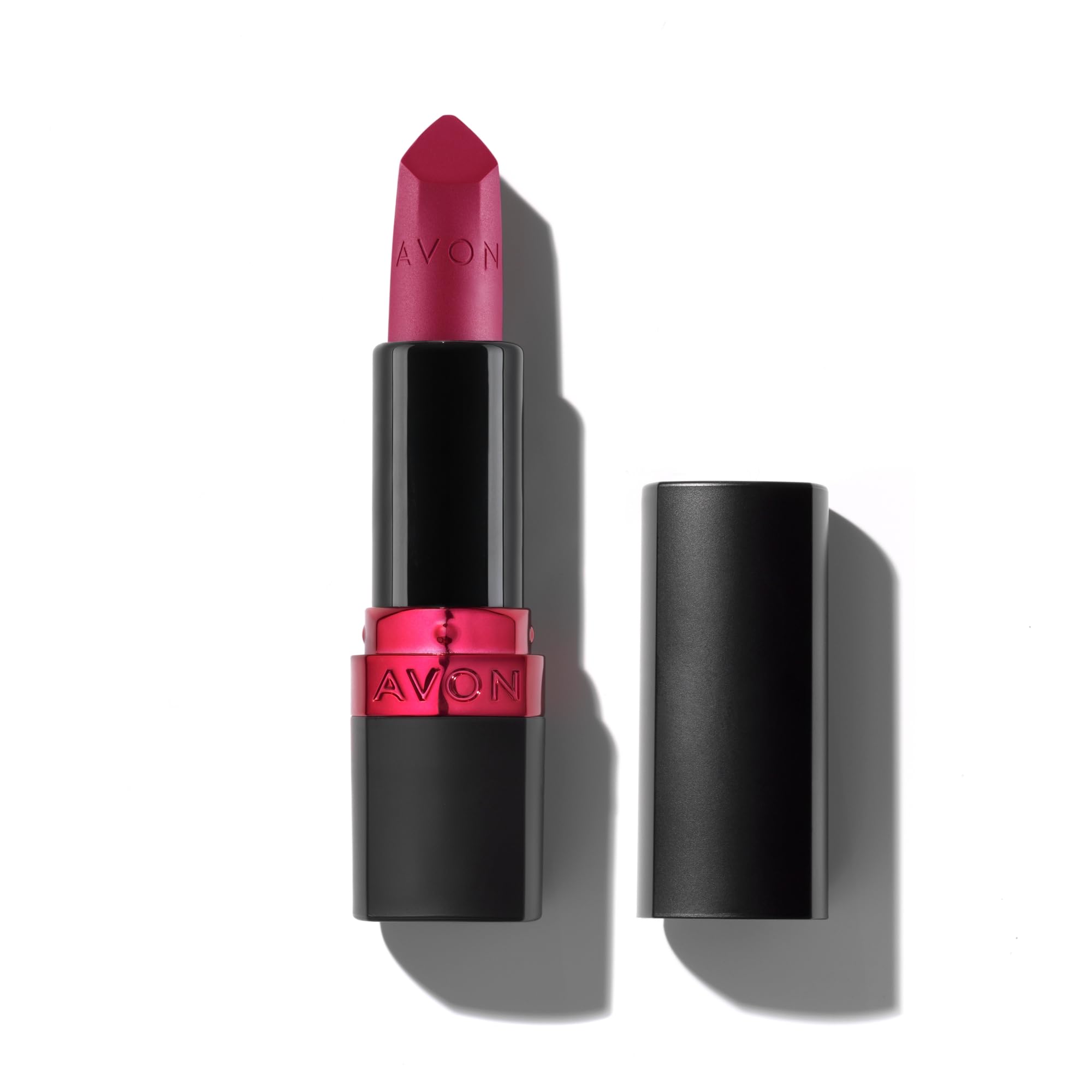 Avon Ultra Matte Lipstick Ravishing Rose with Vitamin E, Avocado Oil and Sesame Oil for Comfortable Coverage that Won't Cake, Crack or Dry, Cruelty Free