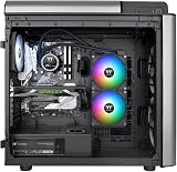 Thermaltake TH280 V2 Ultra ARGB Liquid Cooler 3x120mm Fans 2.1" LCD Black view 6