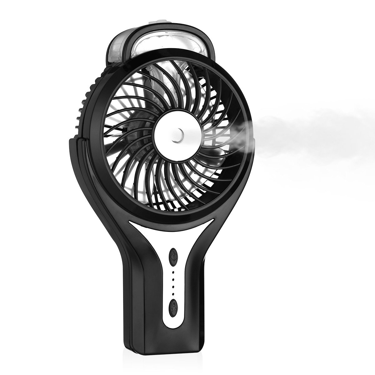 isYoung USB Ventilator Mini Fan mit Kühlung -schwarz