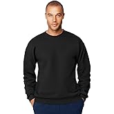 Hanes Men's Ultimate Cotton Heavyweight Crewneck Sweatshirt_Black_M