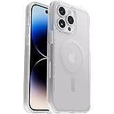 OtterBox iPhone 14 Pro Max (ONLY) Symmetry Series+ Case - Clear, Ultra-Sleek, Snaps to MagSafe, Raised Edges Protect Camera & Screen