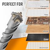flintronic SDS-Plus Drill Bit Set 14mm 160mm Stone Tile Concrete Core view 4