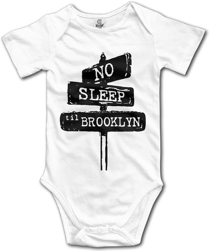 no sleep till brooklyn onesie