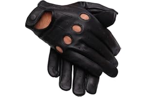 Genuine Leather Driving Gloves for men