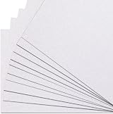 Springboard Supplies White Glitter Card Sheets 10-Pack 290gsm A4 Non Shed
