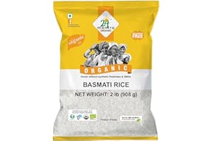 24 MANTRA ORGANIC Organic Basmati Rice Premium - 2 Lbs